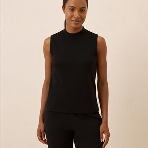 Pact Black Sleeveless Muscle Tee